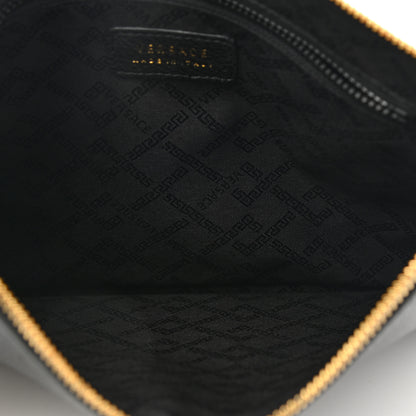 Versace Grained Calfskin La Medusa Pouch Black 5 of 7