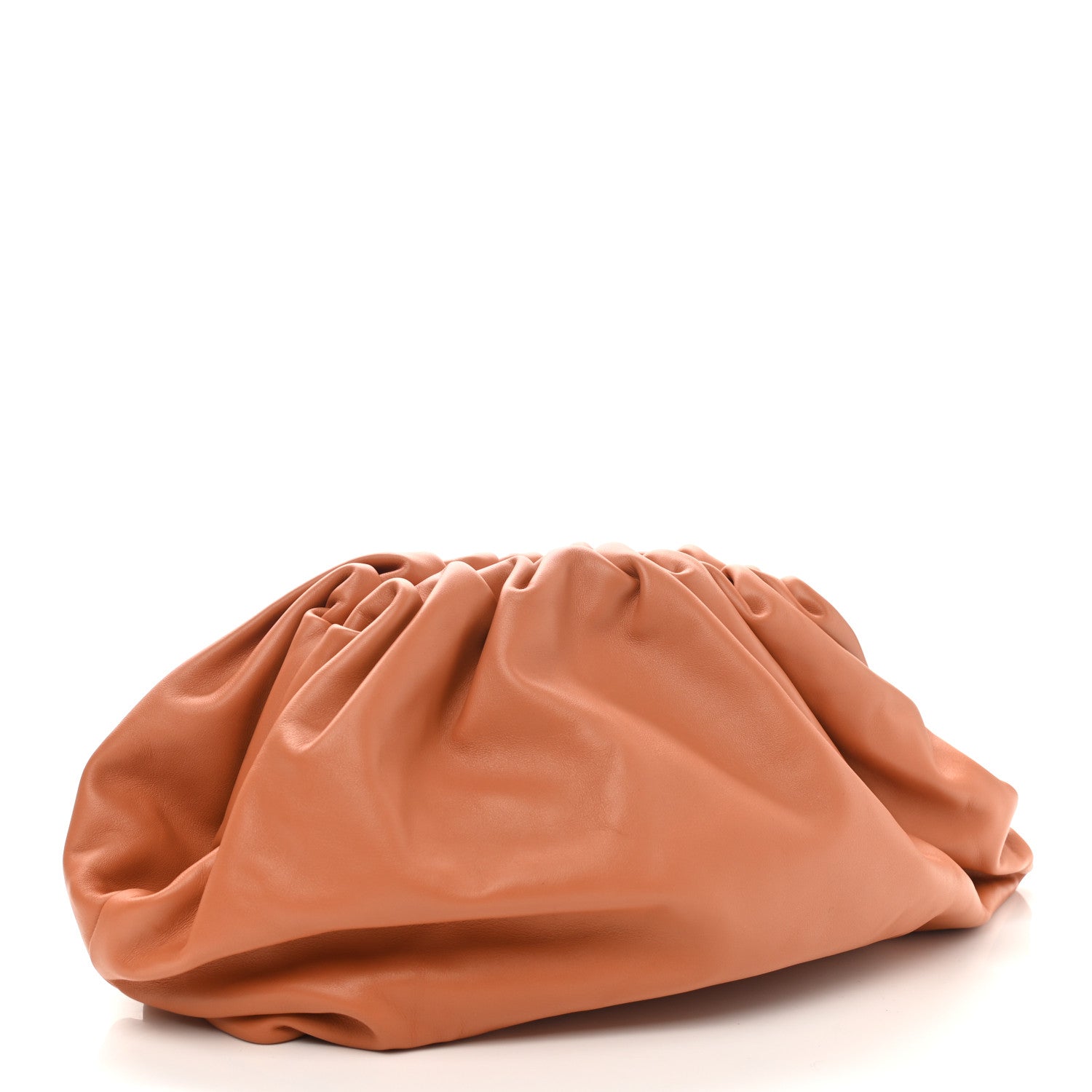 Bottega Veneta Smooth Butter Calf The Pouch Oversized Clutch Clay 3 of 10
