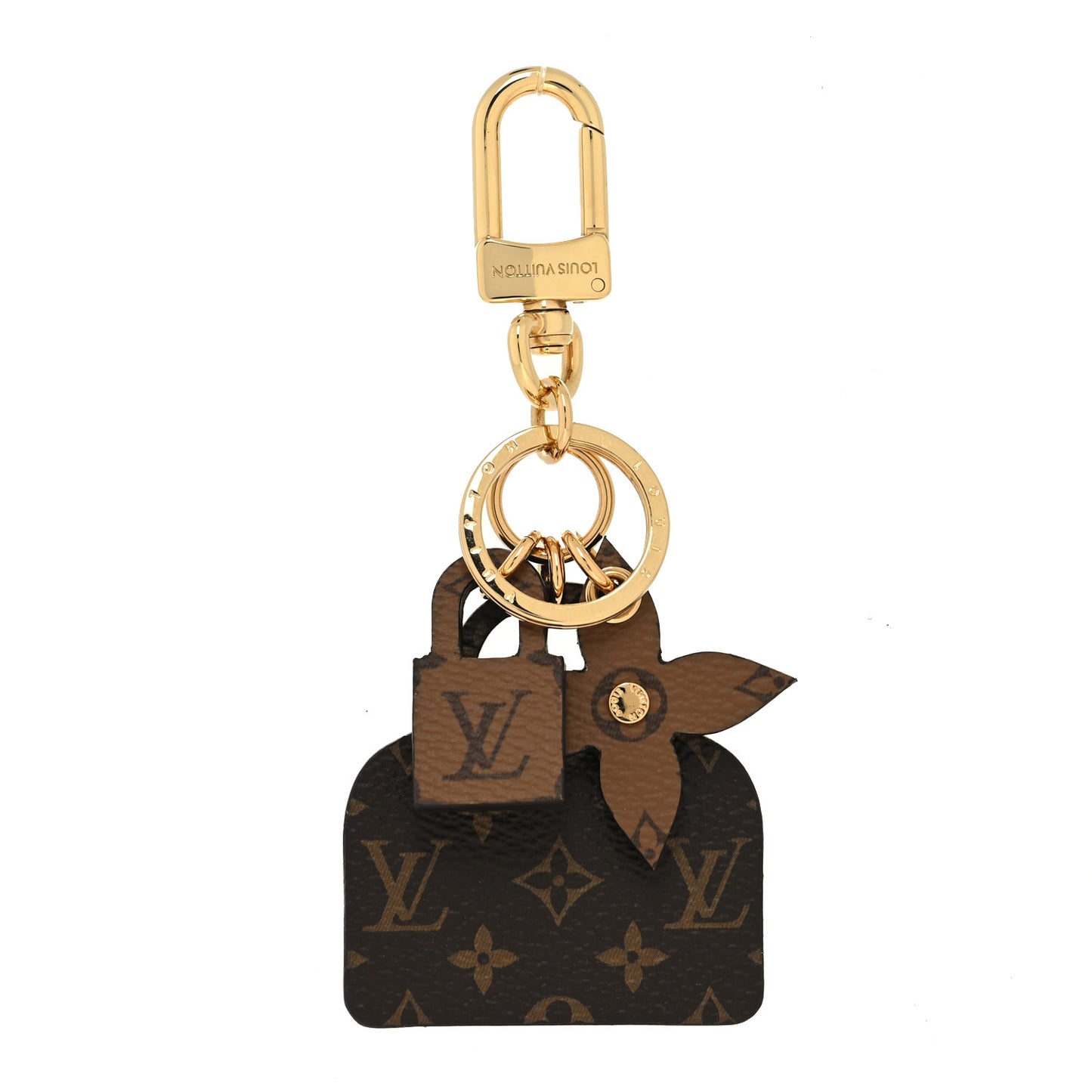 Monogram Alma Bag Charm Key Holder