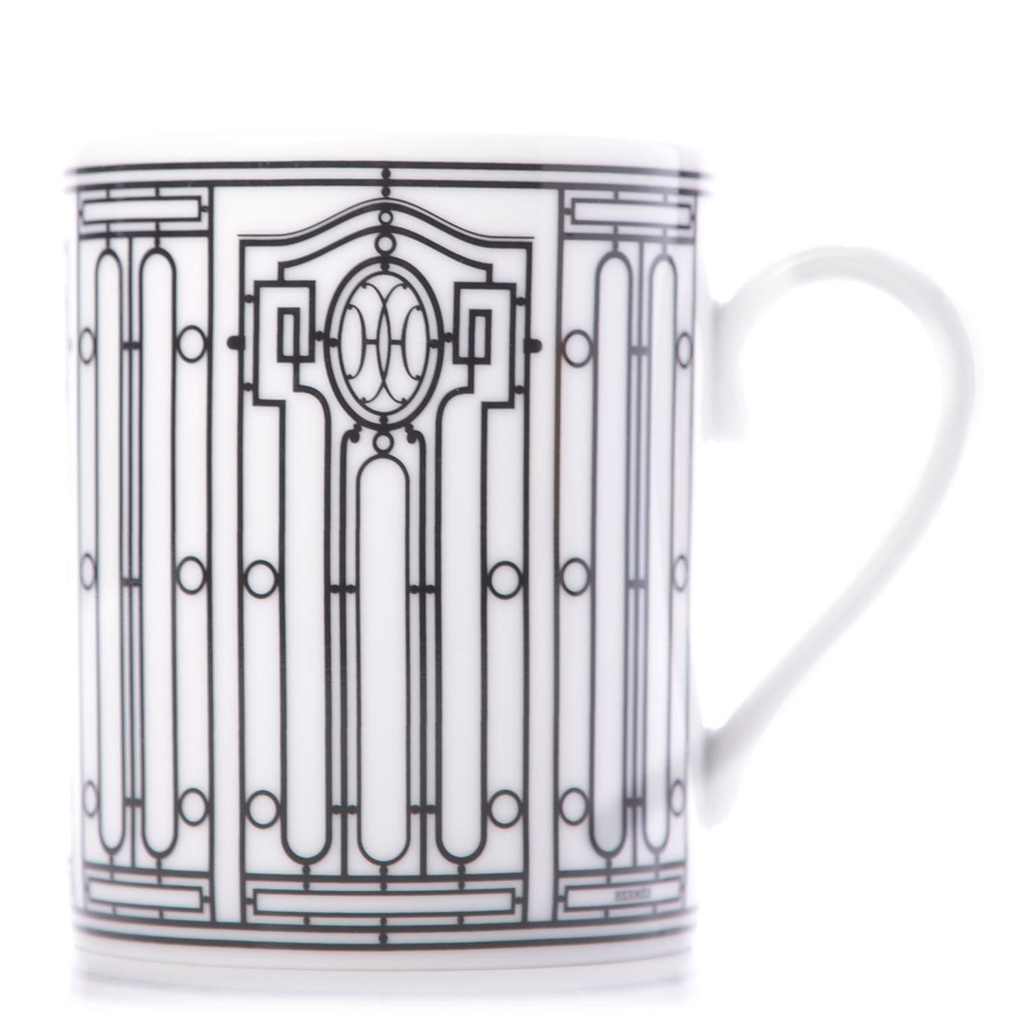 Porcelain H Deco Mug