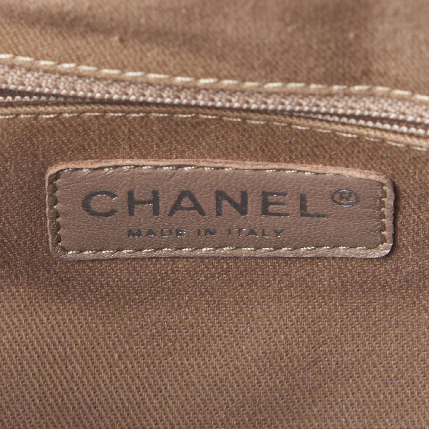 Caviar Quilted Timeless CC Soft Tote Beige