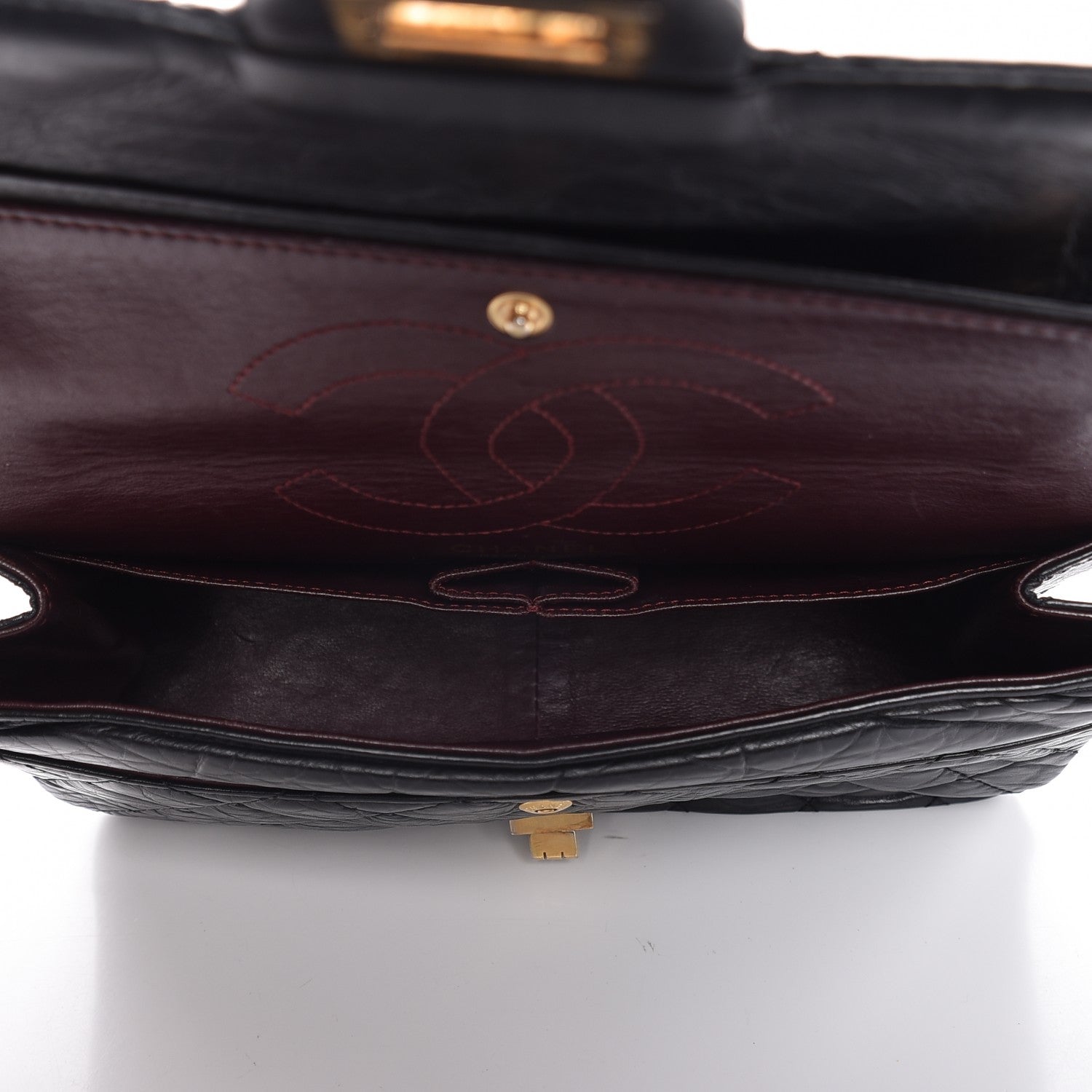 Chanel Aged Calfskin Quilted 2.55 Reissue 226 Flap Black 5 of 12