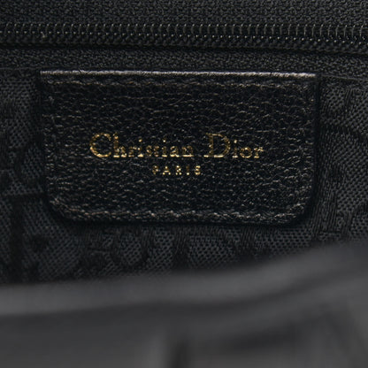 Christian Dior Calfskin Saddle Bag Black 6 of 9