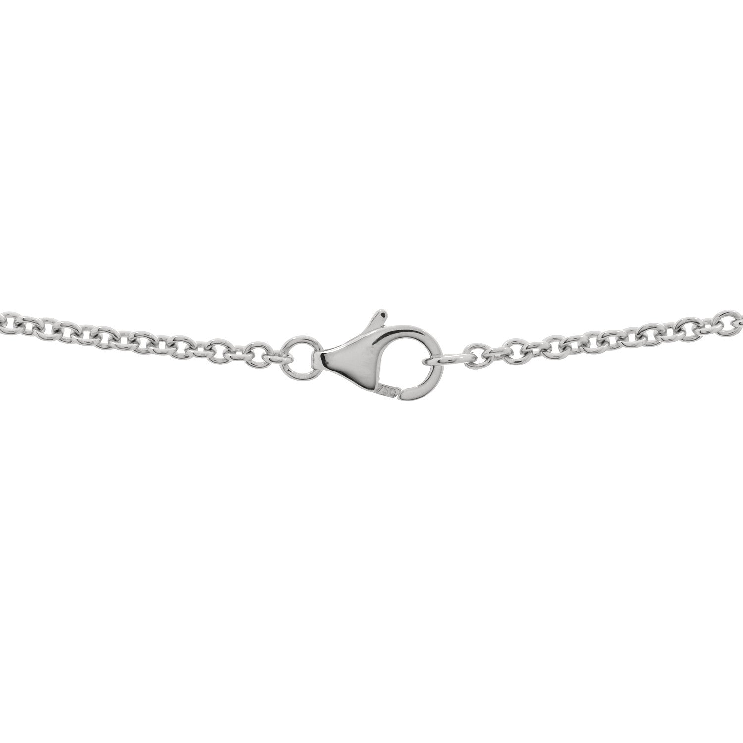 Cartier 18K White Gold Interlocking LOVE Necklace 3 of 3
