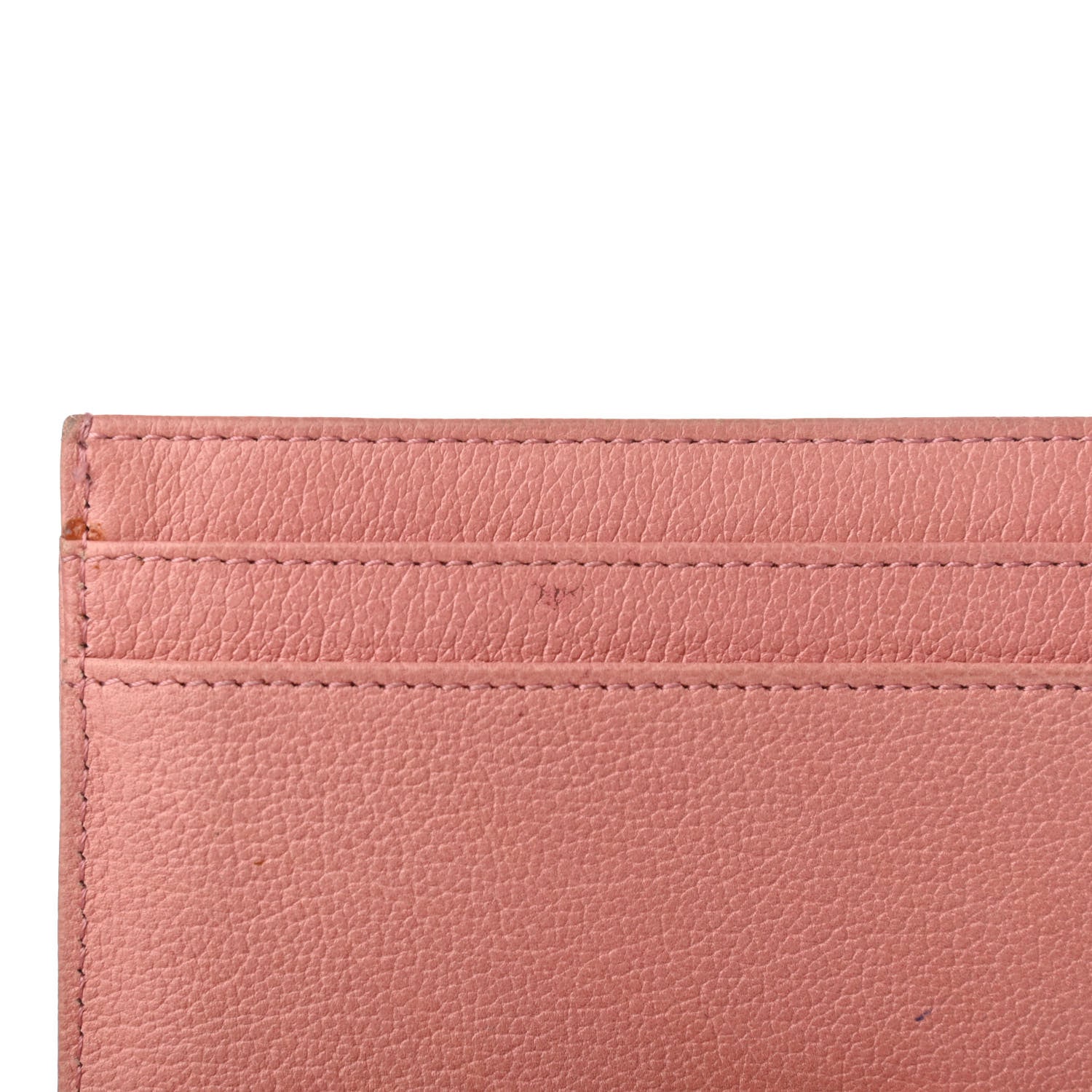 Chanel Goatskin Camellia Embossed Card Holder Pink 12 of 12
