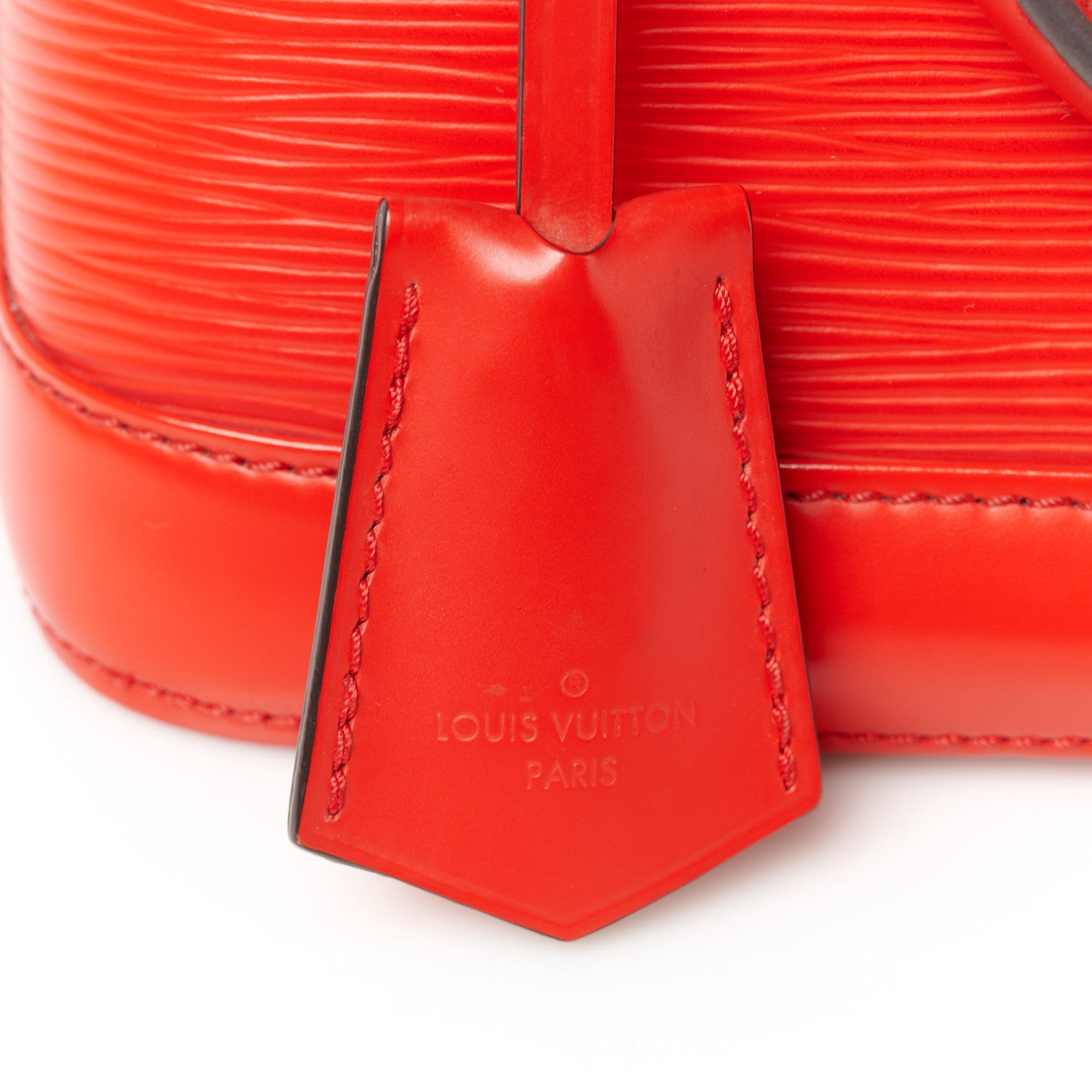 Louis Vuitton Epi Alma BB Coquelicot 7 of 11