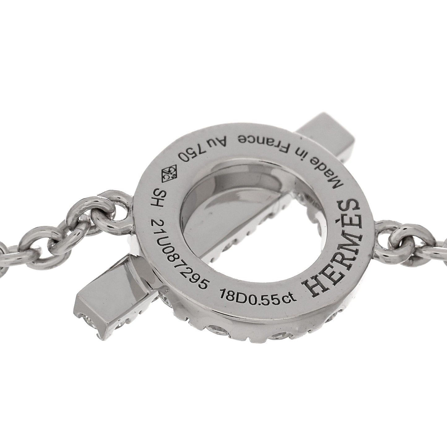 18K White Gold Diamond Finesse Bracelet SH