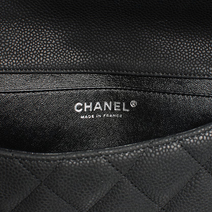 Chanel Iridescent Caviar Flap Clutch Bag Black 7 of 7