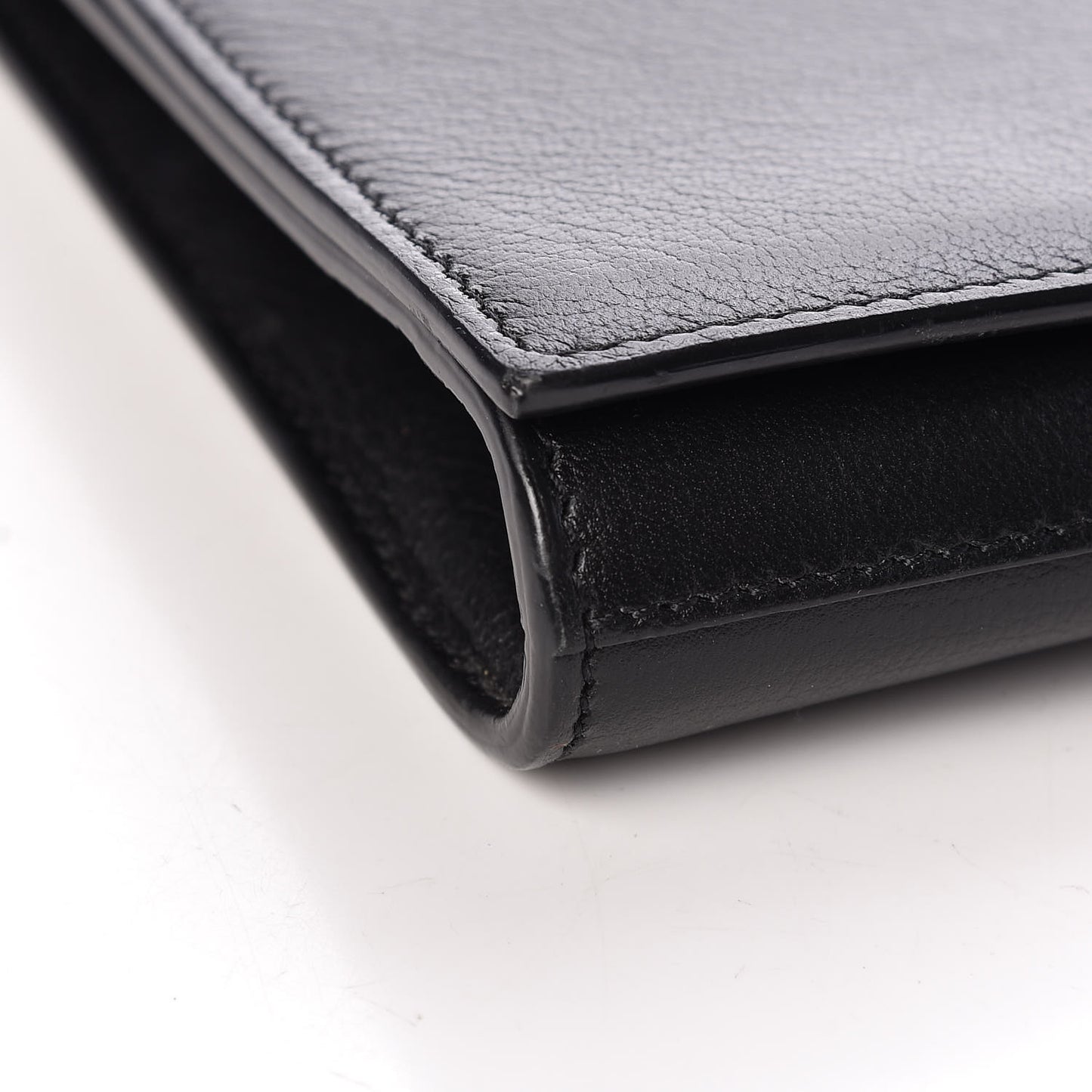 Calfskin Monogram Large Belle De Jour Clutch Black