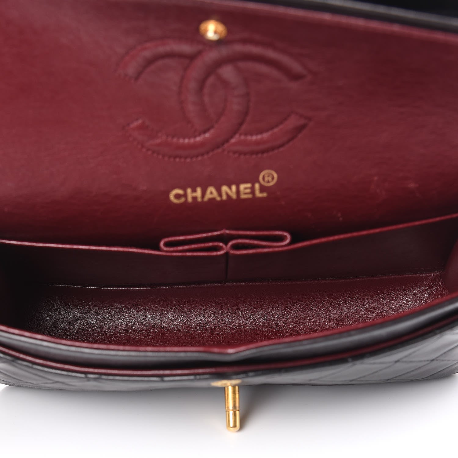 Chanel Lambskin Quilted Small Double Flap Black 11 of 18