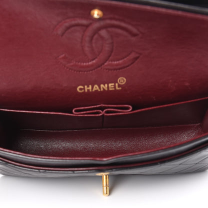 Chanel Lambskin Quilted Small Double Flap Black 11 of 18