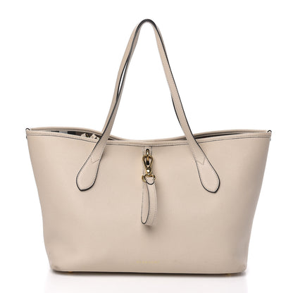 Burberry Grainy Calfskin Medium Honeybrook Tote Limestone 2 of 11