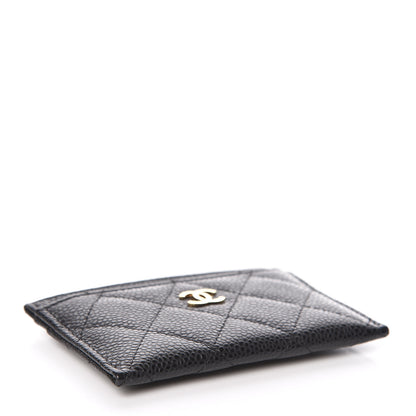 Chanel Caviar Quilted Card Holder Black 4 of 9