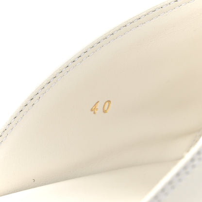 Fendi Vitello Womens Fendigraphy Slide Sandals 40 White Ice 9 of 11