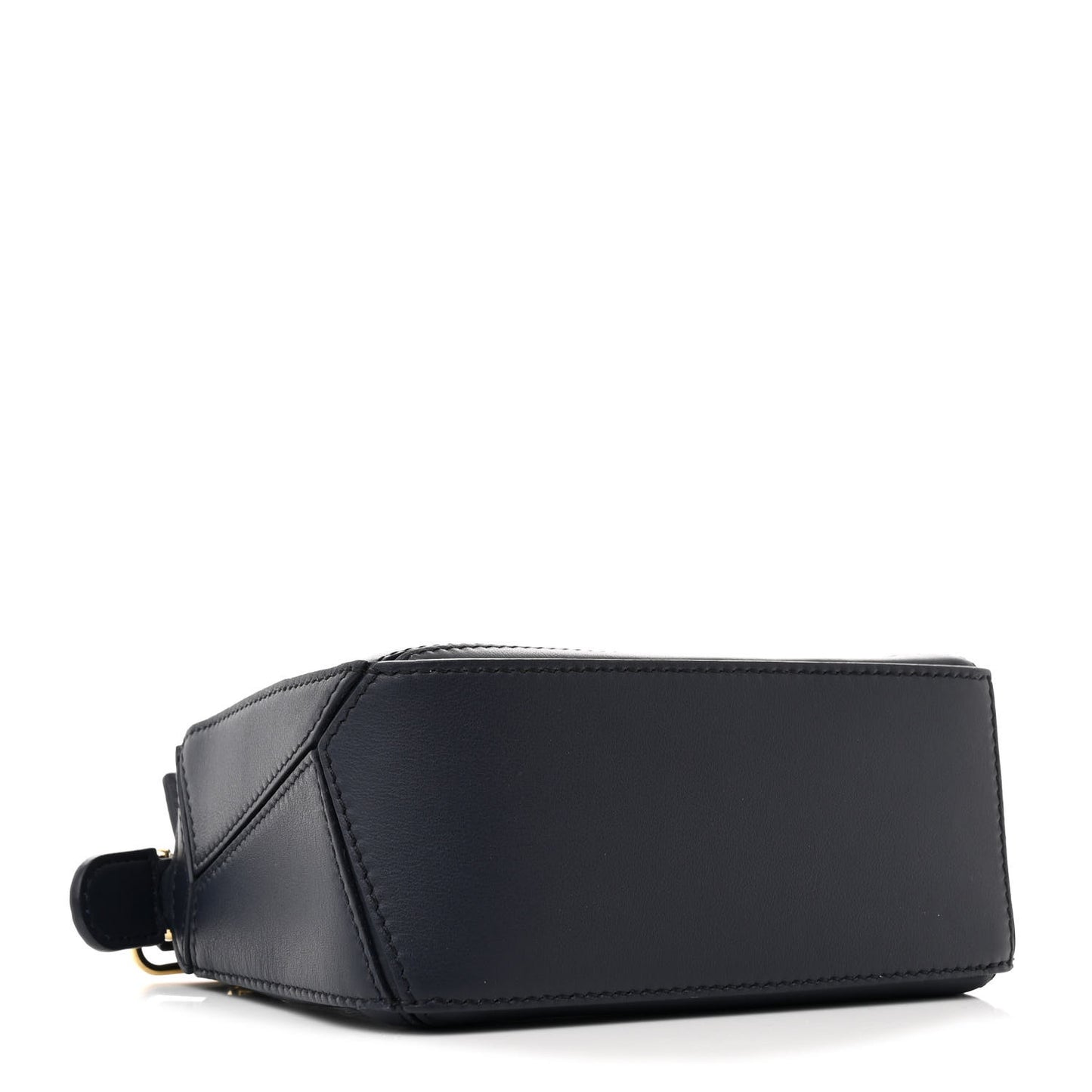 Calfskin New Year Mini Puzzle Bag Dark Ink