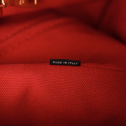 Prada Canapa Small Logo Tote Rosso 7 of 16