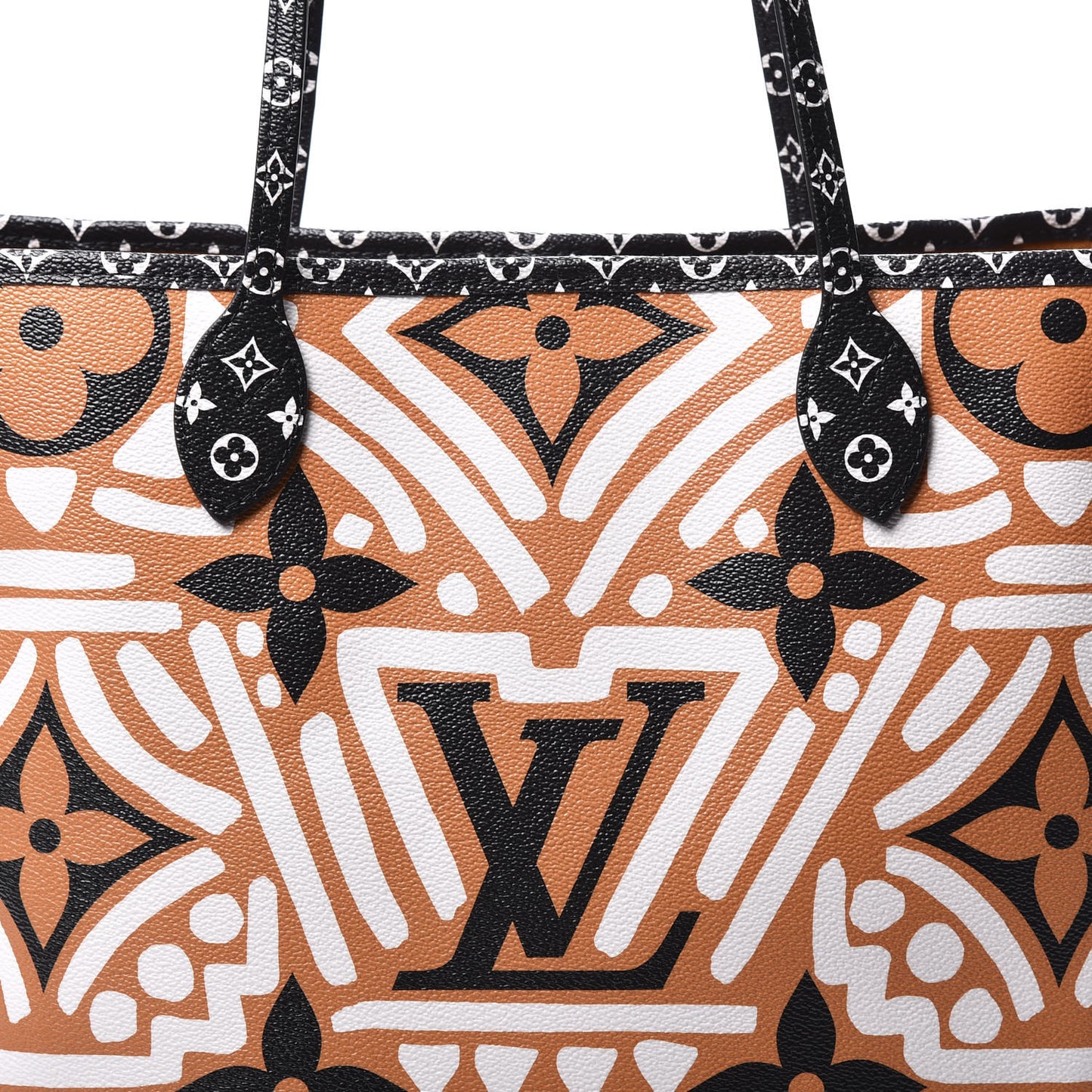Monogram Giant Crafty Neverfull MM Creme Caramel