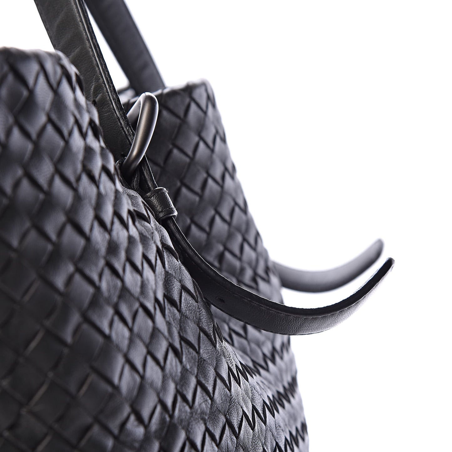 Nappa Intrecciato Large Seamless Tote Ferro
