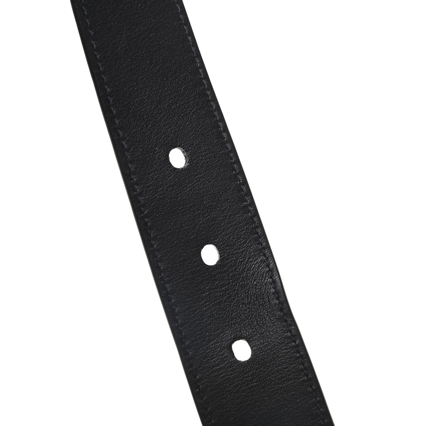 Goatskin Monogram Cassandre Square Buckle Belt 90 36 Black