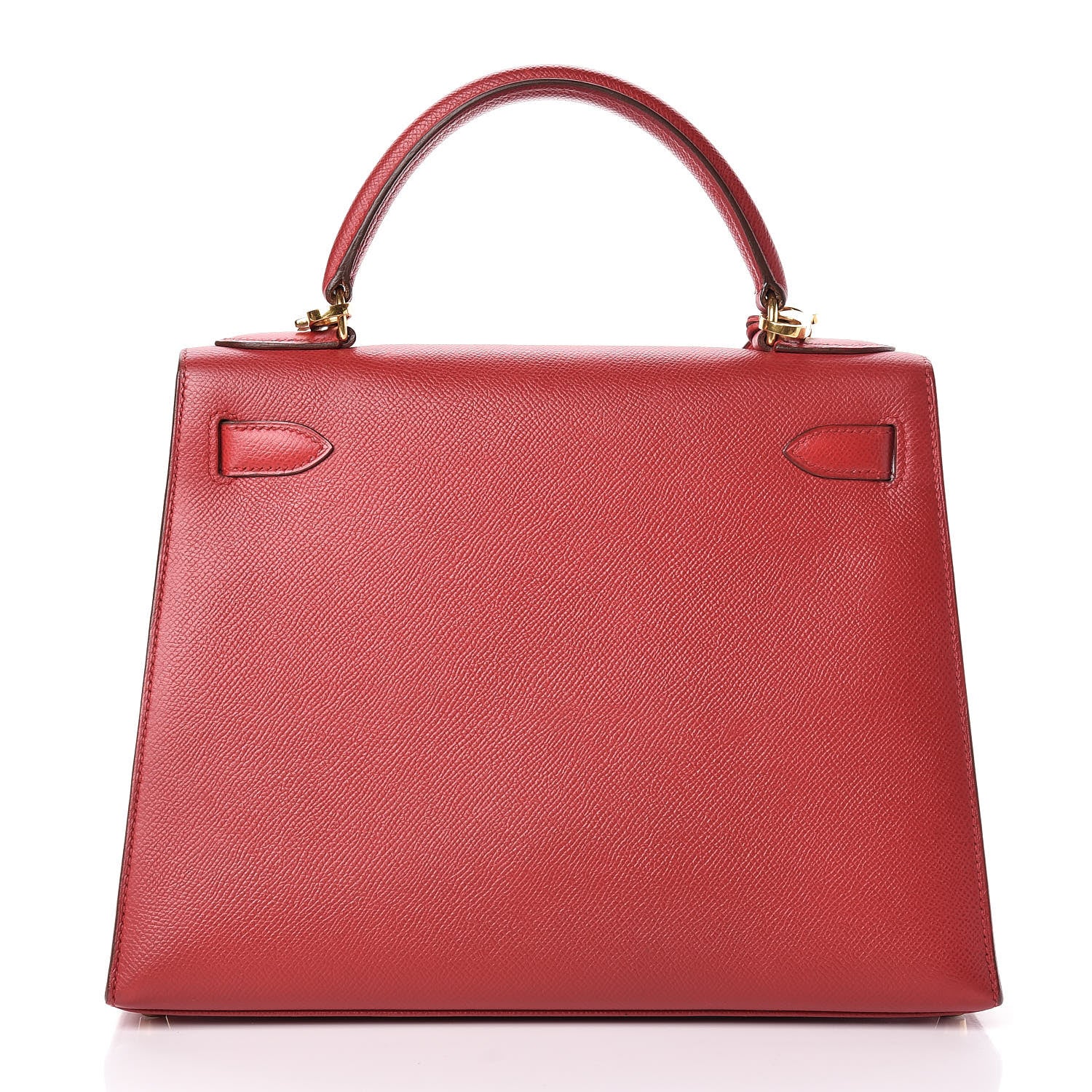 Hermes Courchevel Kelly Sellier 28 Rouge Vif 4 of 17