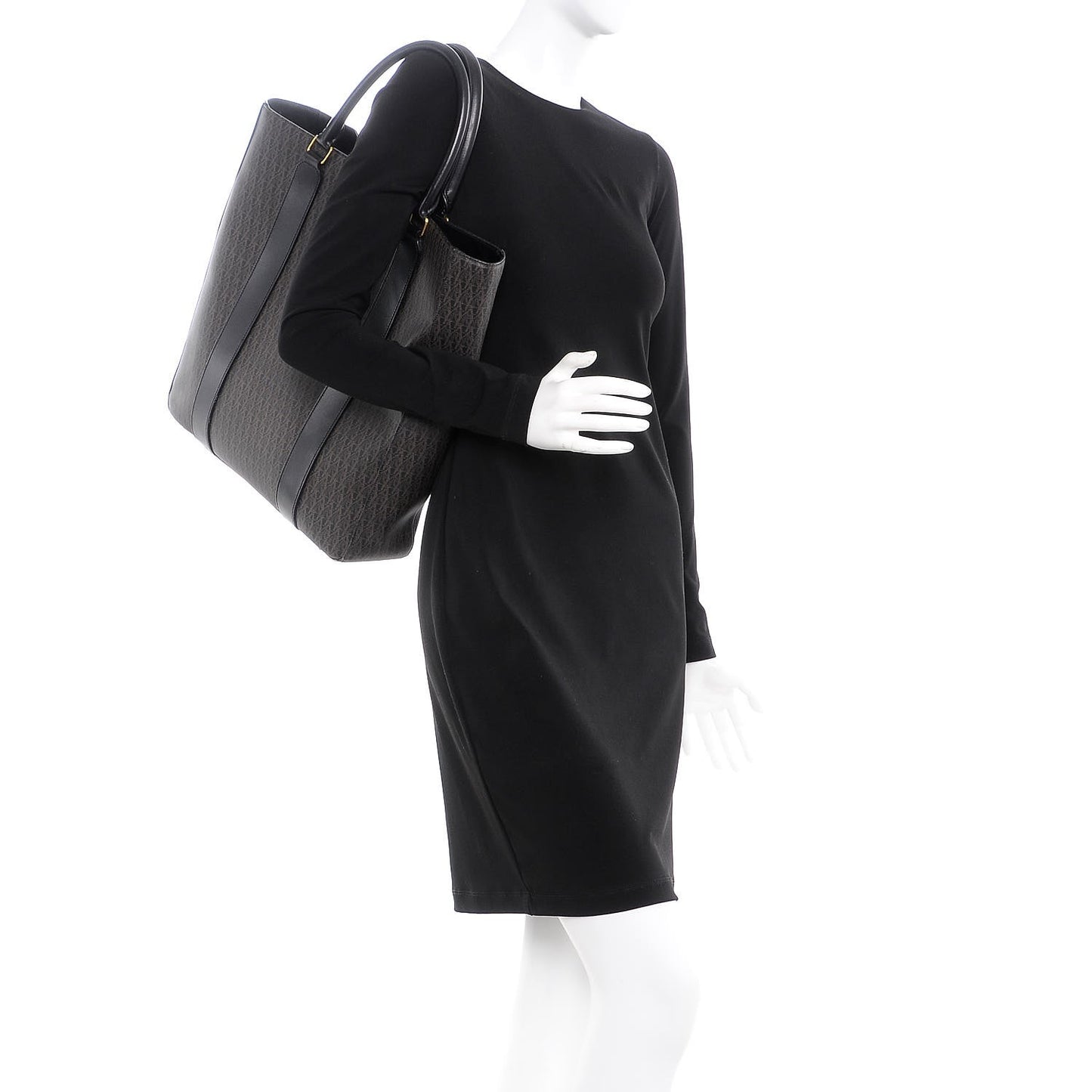 Toile Classic Monogram Tote Bag Black