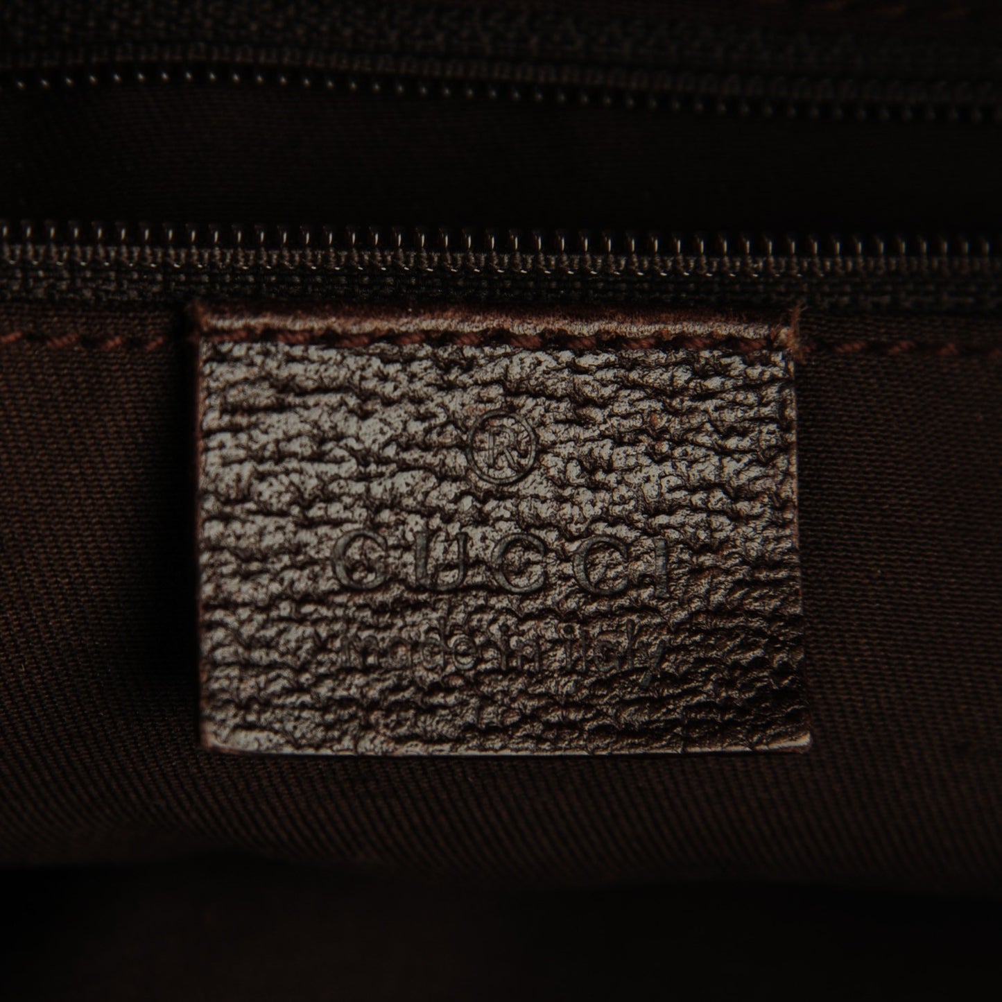 Monogram Medium Abbey Shoulder Bag Dark Brown