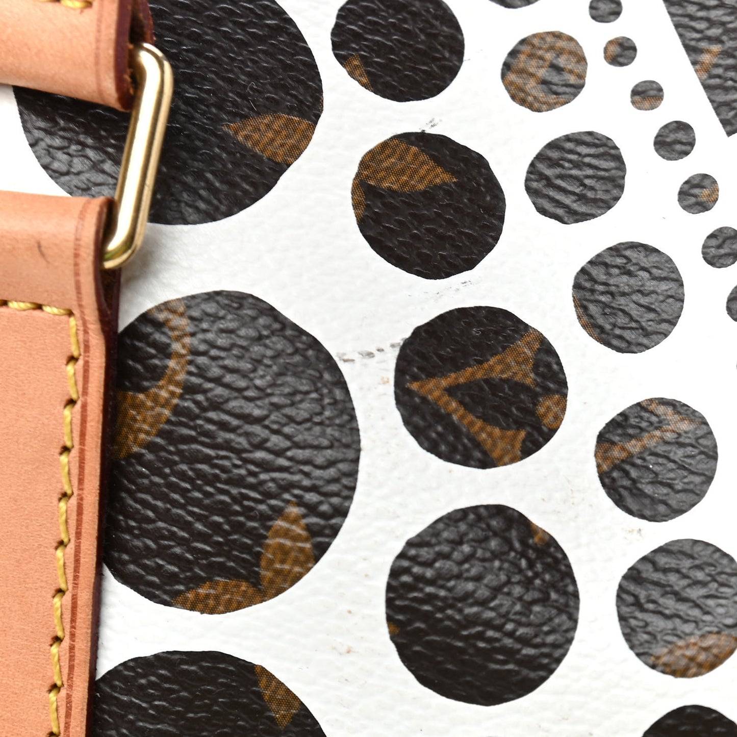 Monogram Kusama Pumpkin Dots Papillon 30 White