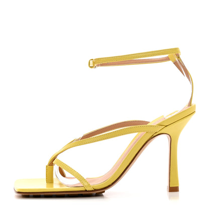 Bottega Veneta Lambskin Stretch Multi Strap 90mm Sandals 36 Pear 1 of 9