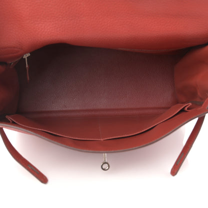 Hermes Togo Kelly Retourne 35 Rouge Venetian 5 of 17