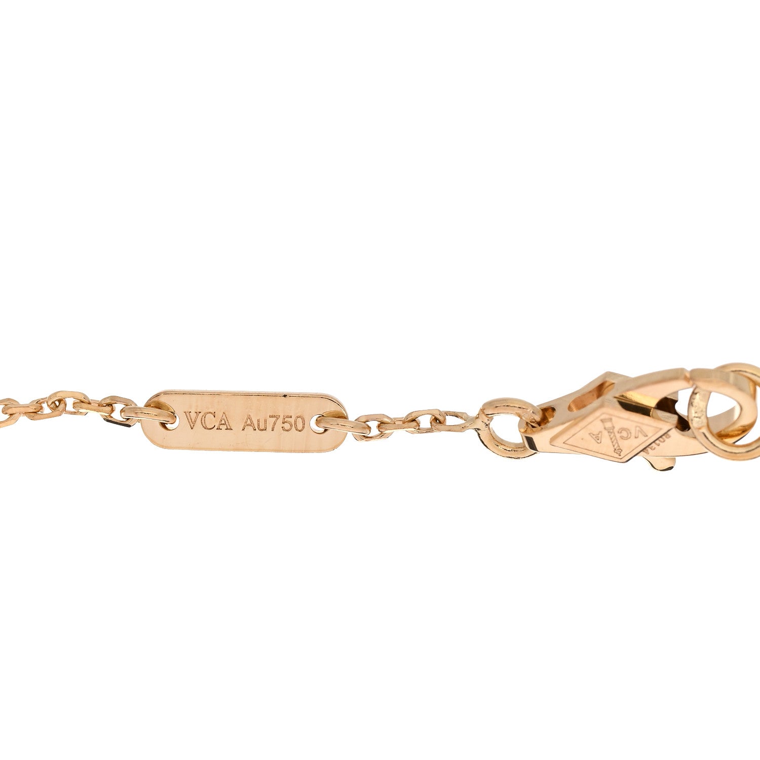 Van Cleef & Arpels 18K Yellow Gold Mother of Pearl Sweet Alhambra Butterfly Bracelet 3 of 5