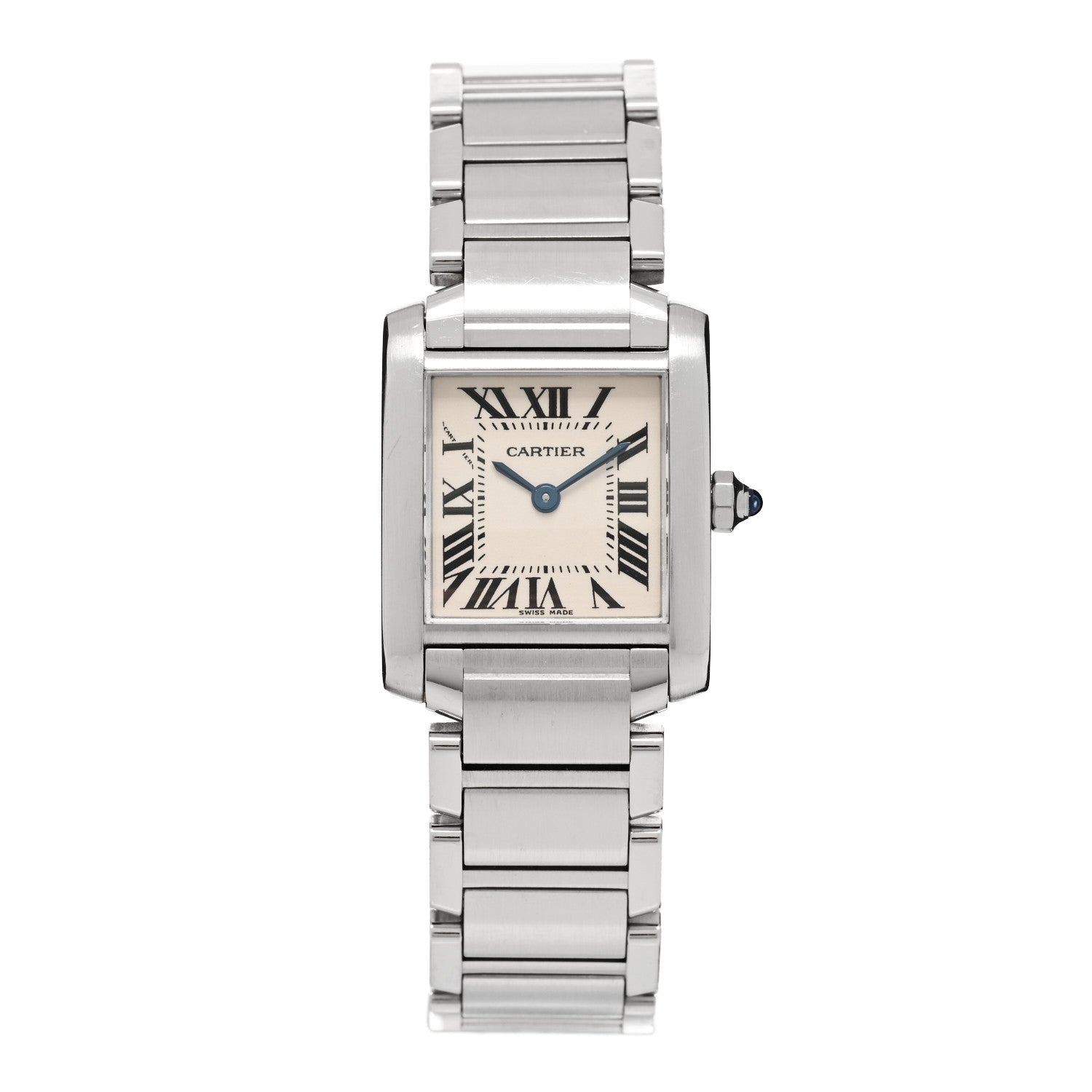 Cartier Stainless Steel 20mm Tank Francaise Quartz Watch 1 of 4