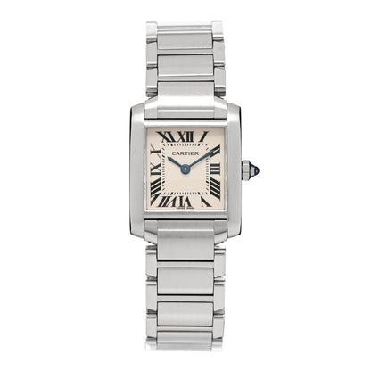 Cartier Stainless Steel 20mm Tank Francaise Quartz Watch 1 of 4