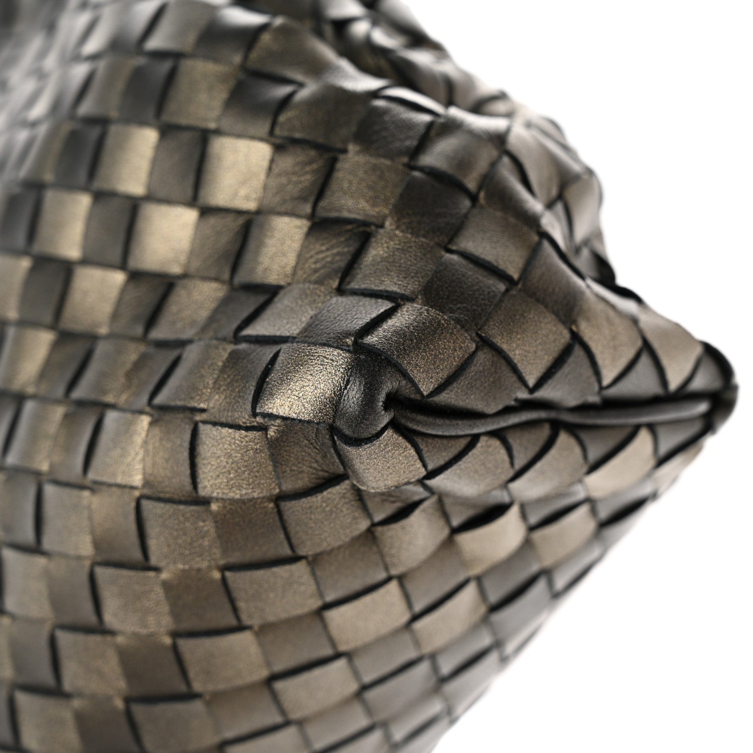 Bottega Veneta Nappa Intrecciato The Lauren 1980 Clutch Platinum 16 of 18