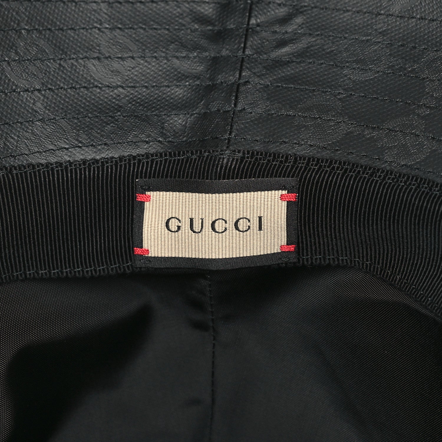 Gucci Monogram GG Bucket Hat Black 7 of 8