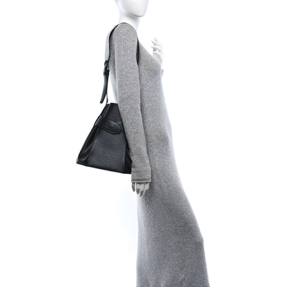 Louis Vuitton Epi Sac D'epaule Black 2 of 9