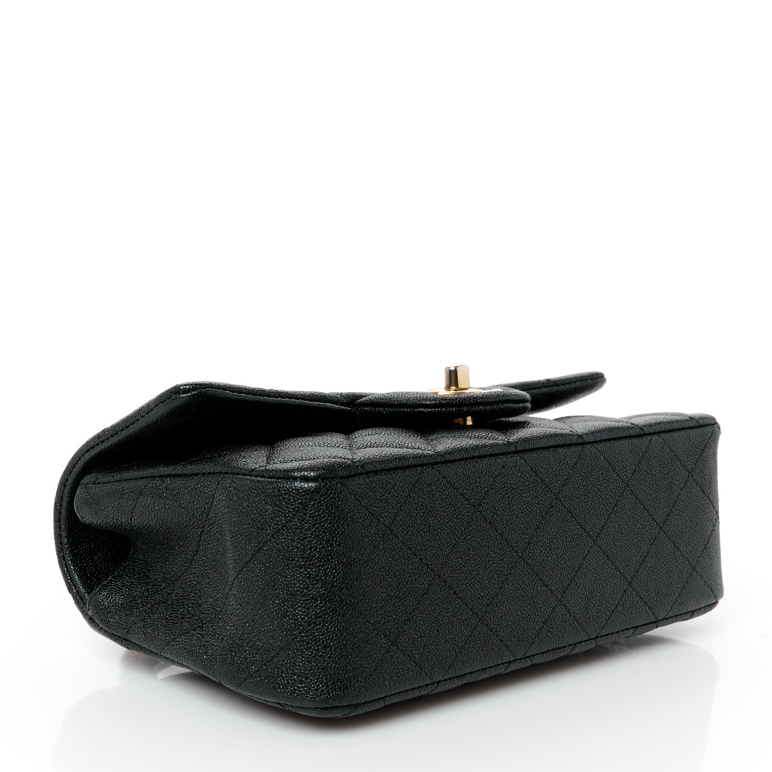 Chanel Caviar Quilted Mini Top Handle Rectangular Flap Black 4 of 12