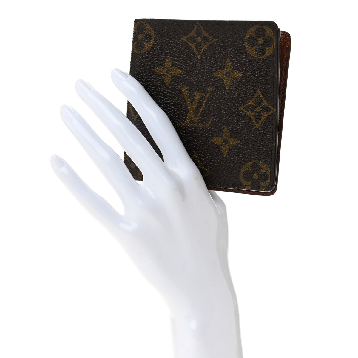 Louis Vuitton Monogram Mens Billfold Wallet 6 Credit Card Slots 2 of 10