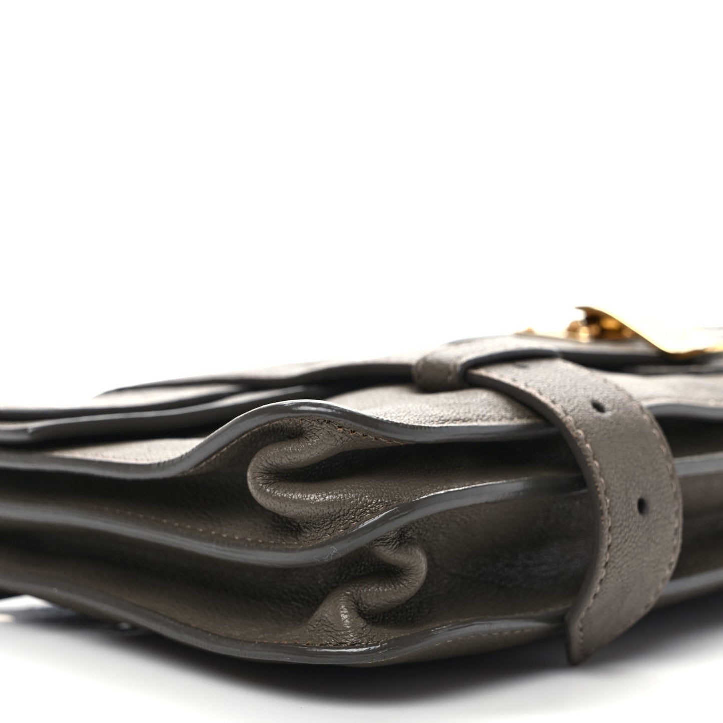 Lambskin PS1 Pochette Clutch Smoke