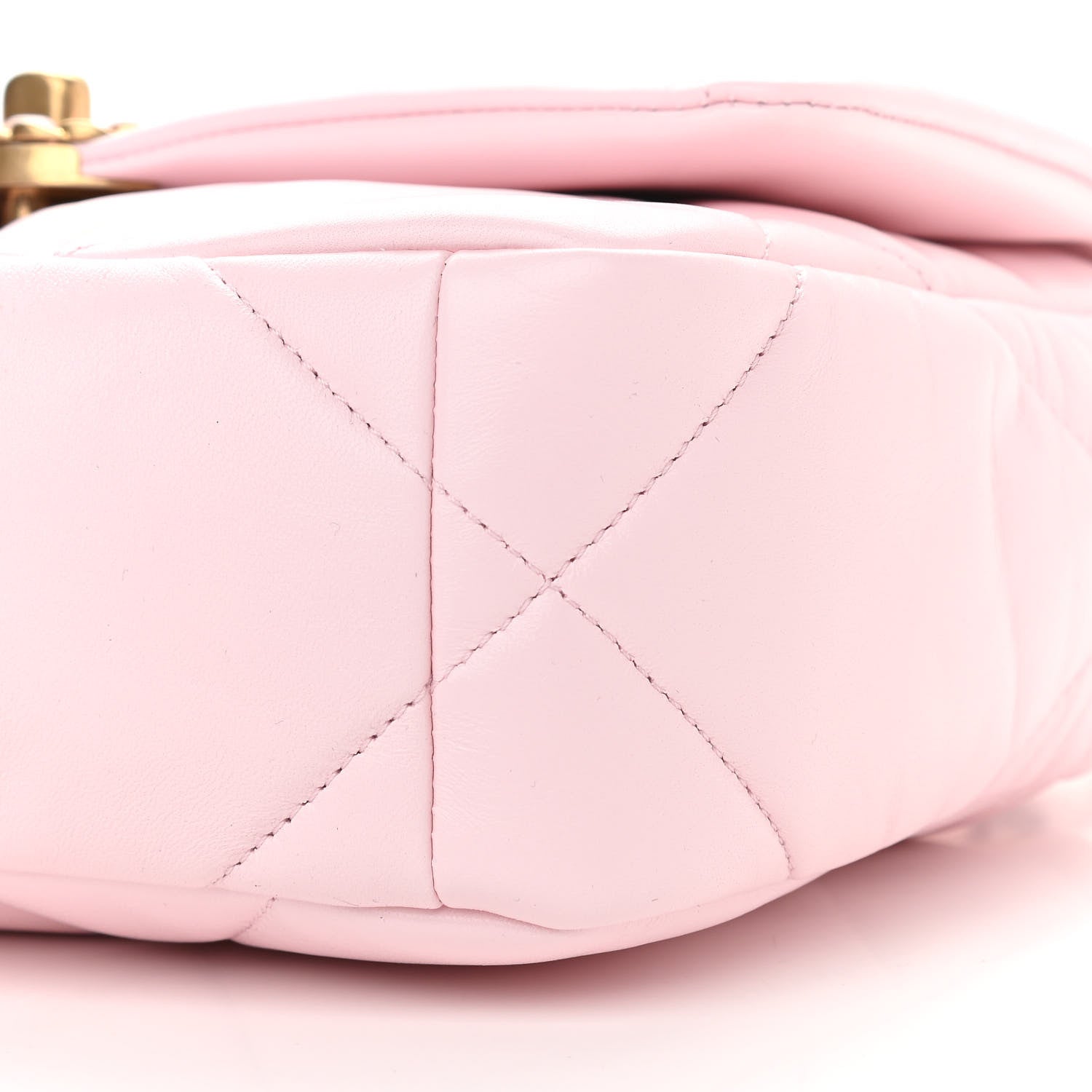 Chanel Lambskin Quilted Medium Chanel 19 Flap Light Pink 10 of 11