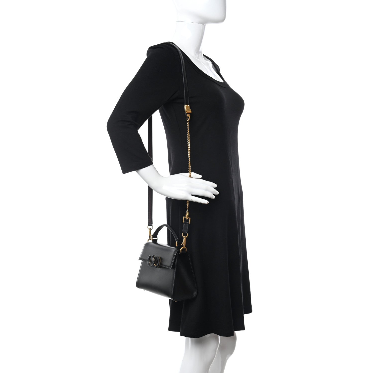Valentino Garavani Calfskin Mini VSling Top Handle Bag 2 of 10