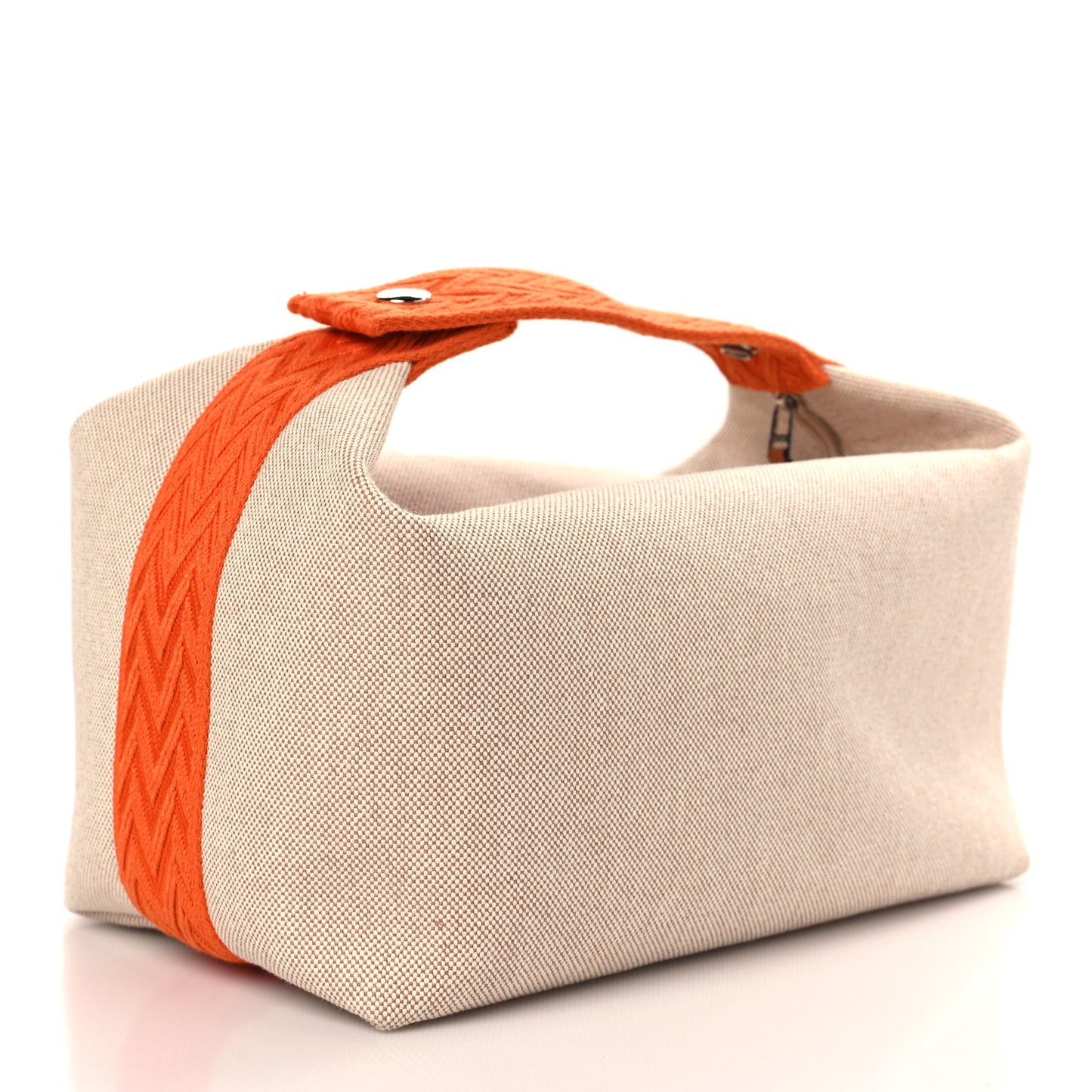 Canvas Small Bride-A-Brac Pouch Natural Orange