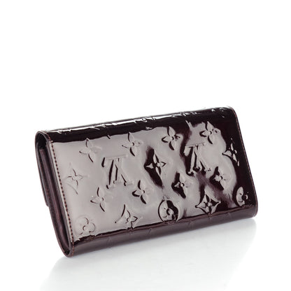 Louis Vuitton Vernis Sarah Wallet Amarante 3 of 9