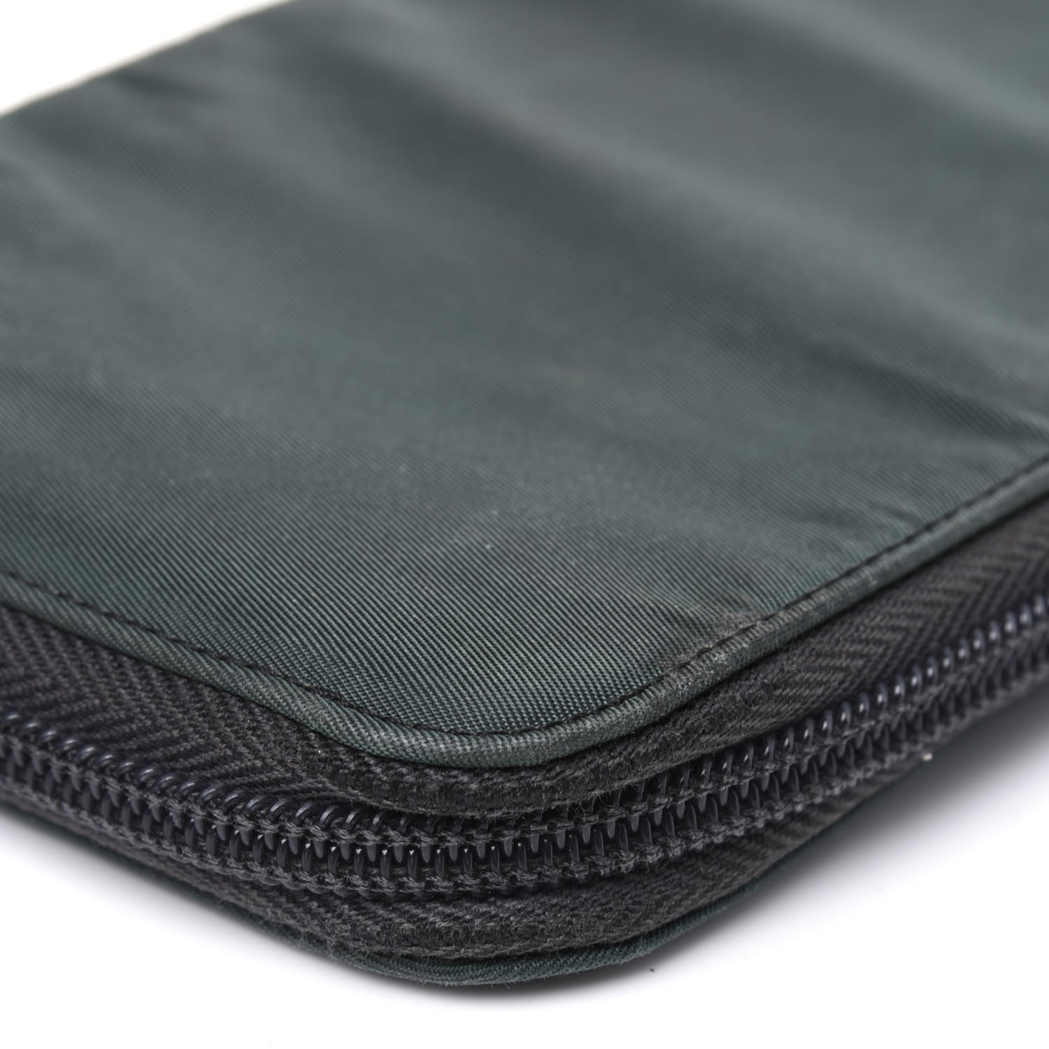 Prada Tessuto Nylon Quilted Zip Around Wallet Black 20 of 23