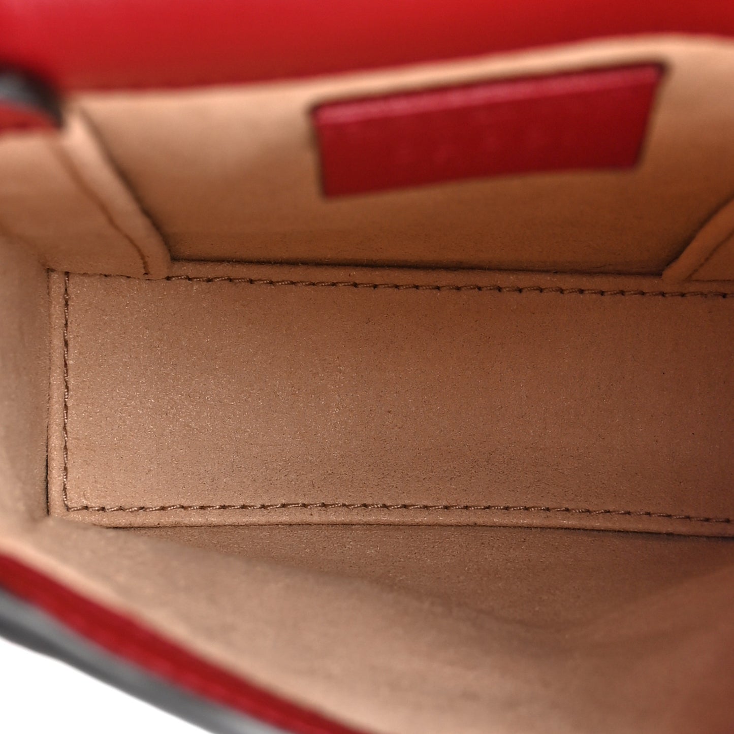 GG Supreme Monogram Azalea Calfskin Horsebit 1955 Crossbody Bag Beige Ebony New Cherry Red