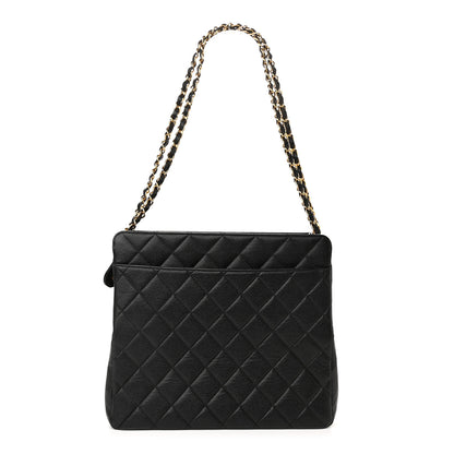 Chanel Caviar Quilted Shoulder Bag Black 1 of 8