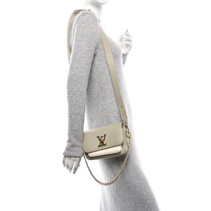 Louis Vuitton Grained Calfskin Lockme Tender Asnieres Green 2 of 13