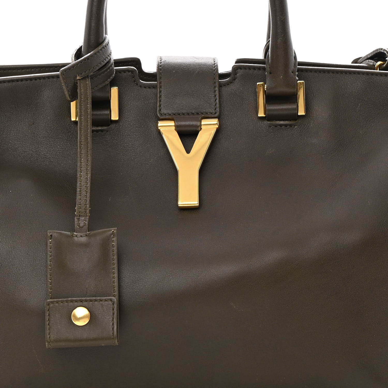 Saint Laurent Calfskin Small Classic Y Cabas Mousse 8 of 24