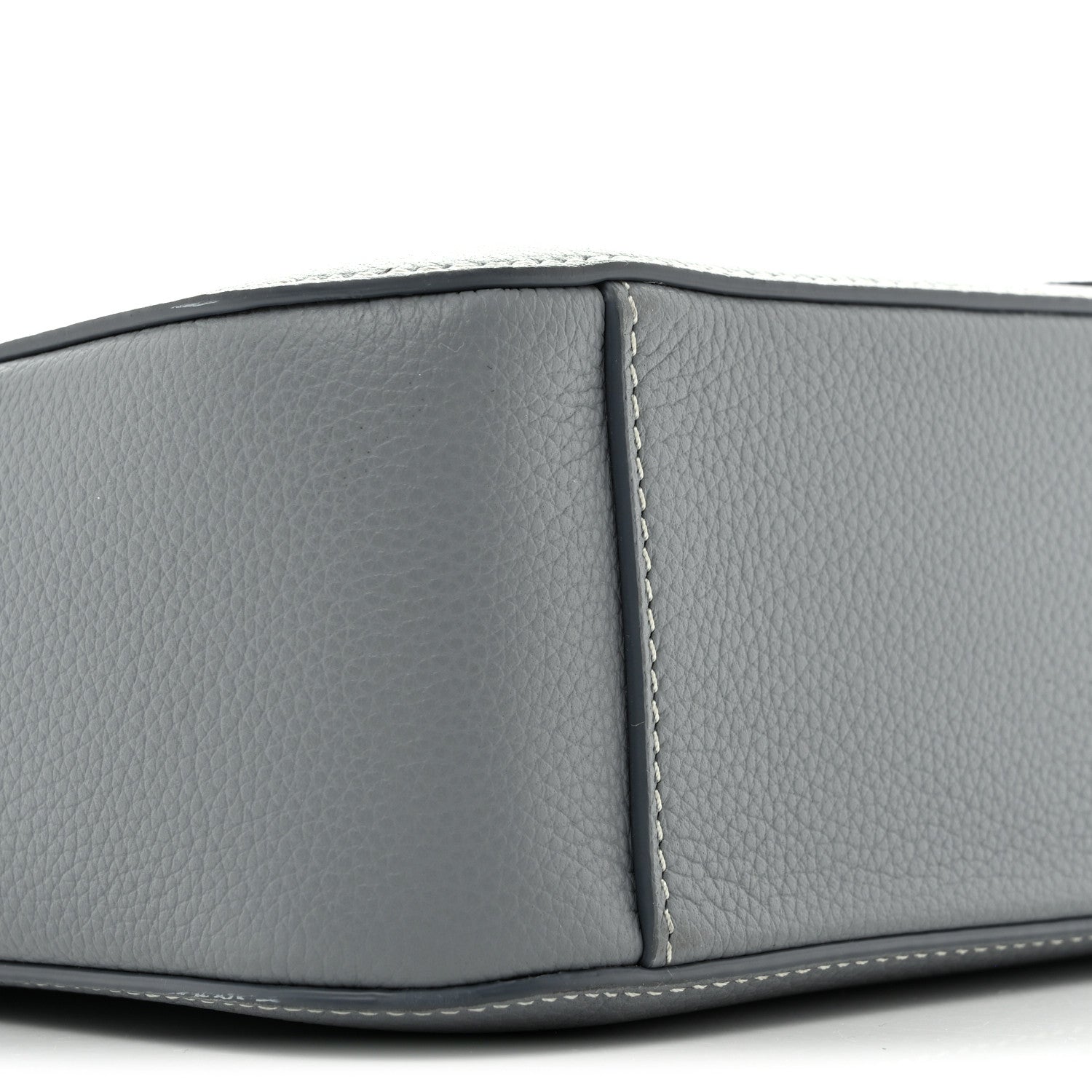 Christian Dior Grained Calfskin Large Saddle Messenger Bag Deep Grey 9 of 12