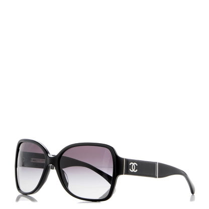 Chanel Acetate Square Summer CC Sunglasses 5230-Q-A Black 1 of 9