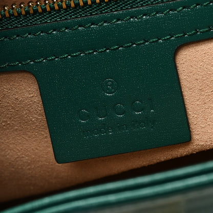 Gucci Boarded Dyana Lux Calfskin Small Jackie 1961 Hobo Emerald 6 of 9